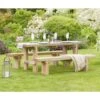 Zest 4 Leisure Rebecca Wooden Table & 2 Bench Set -Hozelock Sales Store 30165813 8bb41393 42b5 438b bddc 2ab1aeb42ddd