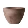Stewarts 50cm Dark Brown Low Honey Garden Pot Planter -Hozelock Sales Store 5011431098479
