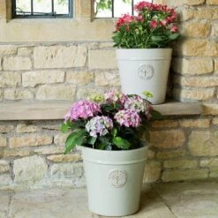 Woodlodge 27cm White / Cream Glazed Heritage Pot -Hozelock Sales Store 5021346425000 2