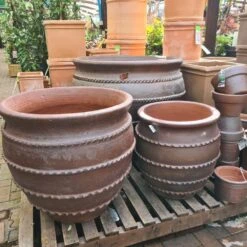 Woodlodge 70cm Kilburn Natural Clay Glazed Pot -Hozelock Sales Store 5021346484649 3