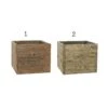 Woodlodge 37cm Heritage Oak Square Planter -Hozelock Sales Store 5021346487725 e4d4294e 9a27 47cc 9330 f4be3ee10d2e