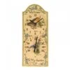 Outside In 28cm Birdberry Wall Clock & Thermometer