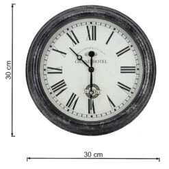 Outside In 12" Black Biarritz Clock -Hozelock Sales Store 5050642016933 2