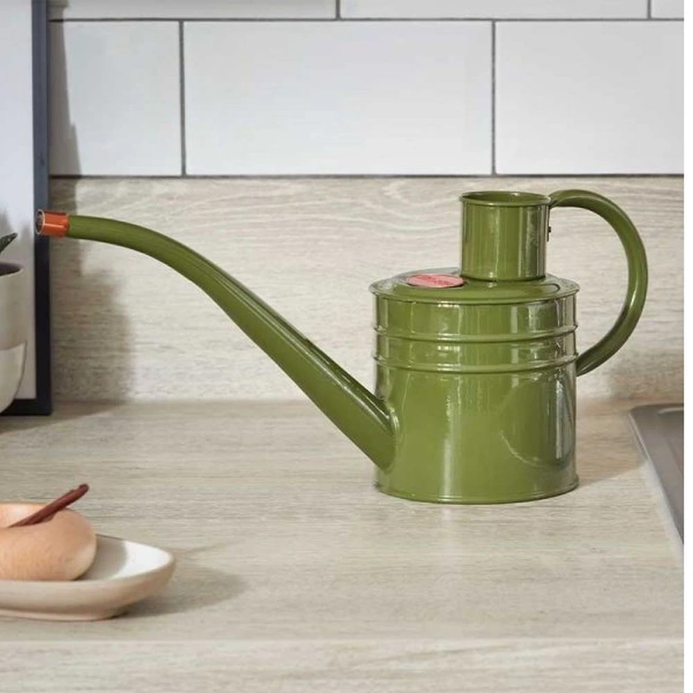 Smart Garden 1 Litre Sage Green Home & Balcony Steel Watering Can 3 Smart Garden 1 Litre Sage Green Home & Balcony Steel Watering Can