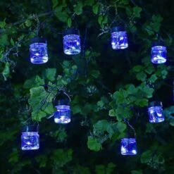 Smart Solar 10 Firefly LED Opal Jar String Lights 8 Smart Solar 10 Firefly LED Opal Jar String Lights -Hozelock Sales Store 5050642067638 3