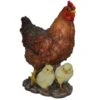 Vivid Arts 35cm Standing Hen With Chicks - XRL-HFAM-B -Hozelock Sales Store 5055195016751