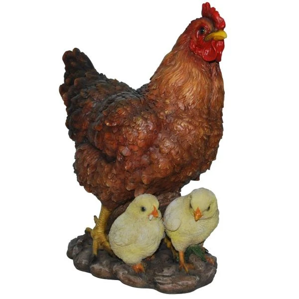 Vivid Arts 35cm Standing Hen With Chicks - XRL-HFAM-B 3 Vivid Arts 35cm Standing Hen With Chicks - XRL-HFAM-B