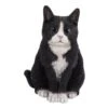 Vivid Arts 30cm Black & White Sitting Cat - XRL-SC35-B -Hozelock Sales Store 5055195020215