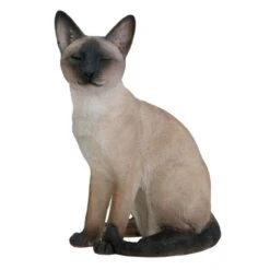Vivid Arts 22cm Siamese Sitting Cat Garden