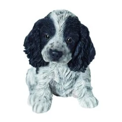 Vivid Arts Black & White Cocker Spaniel Puppy - PP-CKB