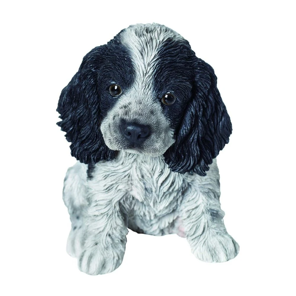 Vivid Arts Black & White Cocker Spaniel Puppy - PP-CKB 3 Vivid Arts Black & White Cocker Spaniel Puppy - PP-CKB