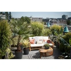 Elho 30cm Living Black Greenville Round Planter -Hozelock Sales Store 8711904332358 5