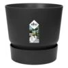 Elho 30cm Living Black Greenville Round Planter -Hozelock Sales Store 8711904332358 310ae967 aeb1 4e5c beea 7e8bae300a93