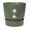 Elho 25cm Leaf Green Greenville Round Planter -Hozelock Sales Store 8711904332433 4f576c01 caaf 4132 ab5a 13b7e956b23f