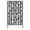 Fallen Fruits 186cm Black Birds Metal Privacy Screen -Hozelock Sales Store 8714982196553 ffefa5eb 0874 478b 92e5 52a31de3e815