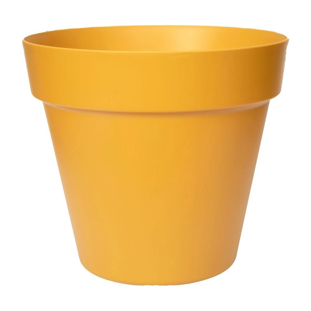 Elho 40cm Mustard Yellow Paris Flower Pot 4 Elho 40cm Mustard Yellow Paris Flower Pot - Image 2